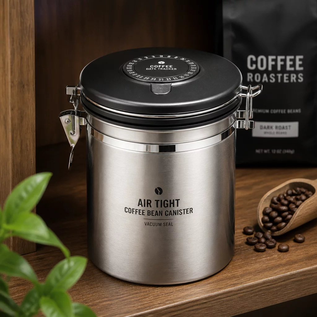 Airtight Coffee Bean Canister