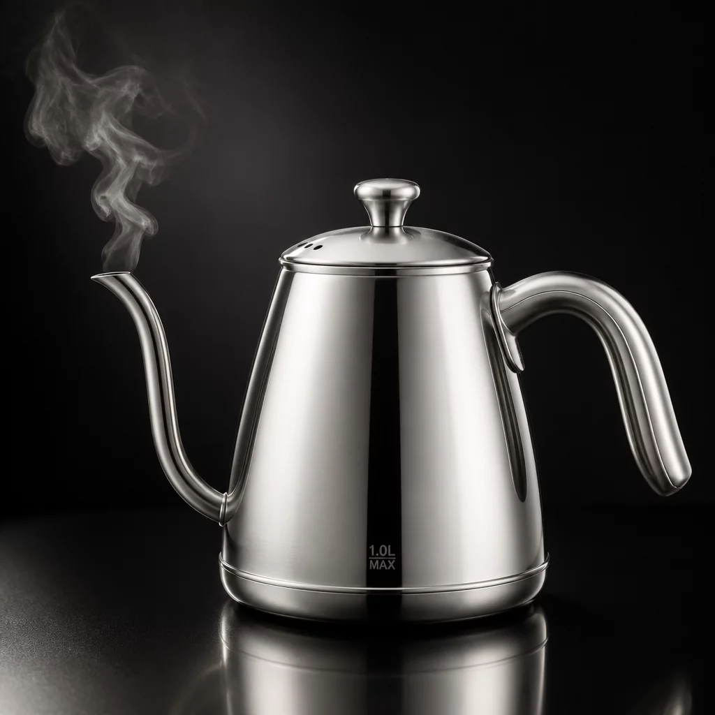 Stainless Steel Gooseneck Kettle 1L