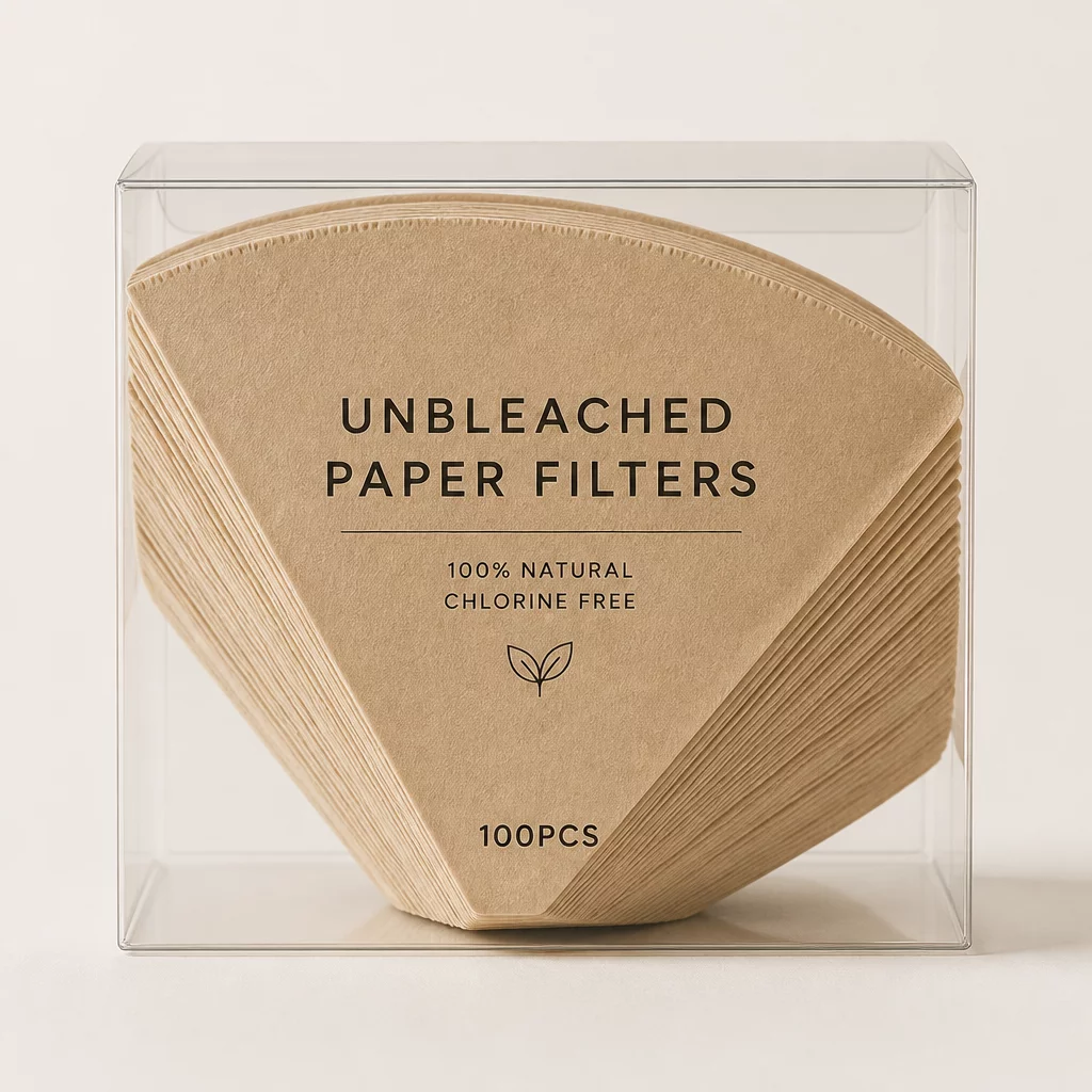 Unbleached Paper Filters 100pcs
